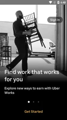 Uber Works android App screenshot 0